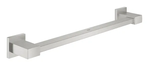 GROHE Start Cube Wannengriff - flexibles Montagesystem - Handtuchhalter mit verdeckter Befestigung und langlebigem Metall, bietet einfache Installation durch Bohren oder Kleben für eine makellose Optik.