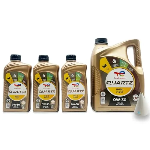 L Total Quartz Ineo First 0W-30 | passend für | PSA B71 2312 | PSA B71 2302 | 8 Liter | Motoröl | Motorenöl | mit Trichter | weitere Empfehlungen siehe Artikelbeschreibung 8