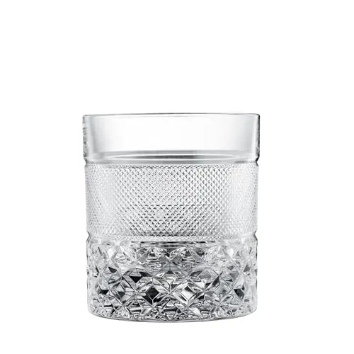 ARNSTADT KRISTALL Whiskyglas Opulence klar (9 cm) - Handgefertigtes Kristallglas aus Deutschland mit 320 ml Fassungsvermögen – ideal für Whisky-Liebhaber und stilvolle Anlässe.