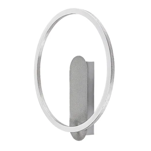 Rabalux 71010 Wandleuchte Tumnus, 14W, 3000K, 1025lm, silber-weiß, rund, warmweiß, ø300mm