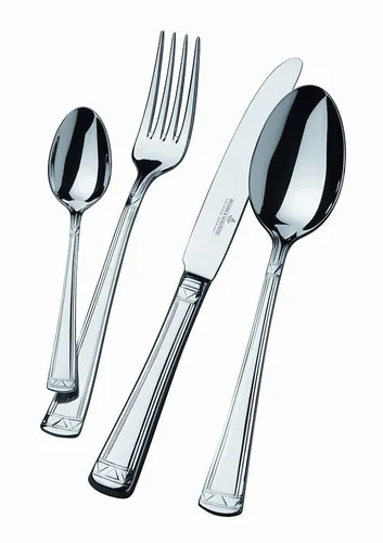 ARADENA Besteck-Set 24 tlg. - Hochwertiges 24-teiliges Besteckset aus Chromnickelstahl 18/10, spülmaschinengeeignet und ideal für stilvolle Tischgedecke.