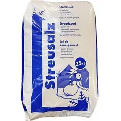 Buri - 2x 25kg Sack Streusalz für Winterdienst - Effektives Streusalz zur Bekämpfung von Winterglätte, ideal gegen Schnee und Eis. Einfache Anwendung mit sofortiger Wirkung. Inhalt: 2x 25kg, empfohlen 10-20g je m².