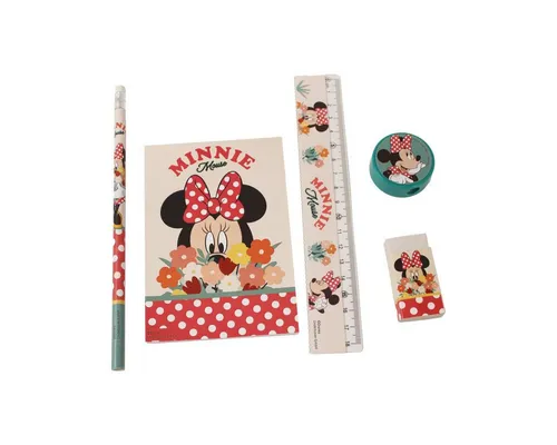 Disney Kreativset Minnie Maus Schreibset 5-teilig Floral Schule Disney Mädchen