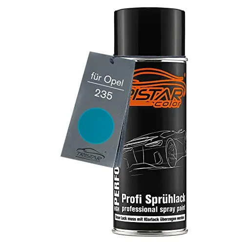 TRISTARcolor Autolack Spraydose für Opel 235 Monzablau Metallic Basislack Sprühdose 400ml