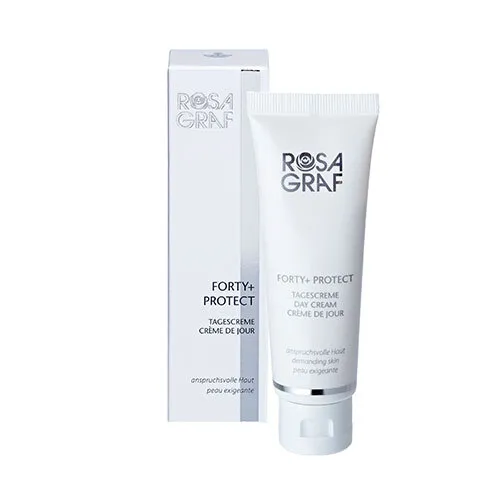 Rosa Graf Forty+ Protect Tagespflege 50ml - Tagespflege für das Gesicht, bietet umfassenden Schutz und Pflege für reife Haut, ideal für die tägliche Anwendung.