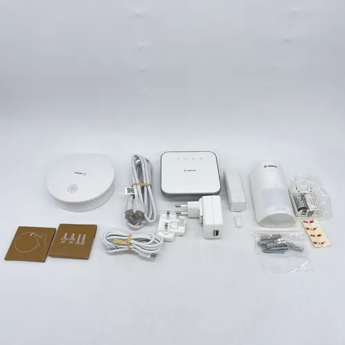 Bosch Smart Home Starter-Paket Sicherheit II, zuverlässiger Schutz bei Brandgefa