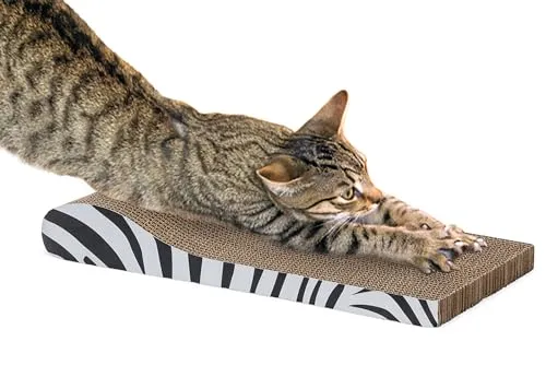 Karlie Karton Kratzbrett Zebra 43,5 x 21,5 x 6 cm