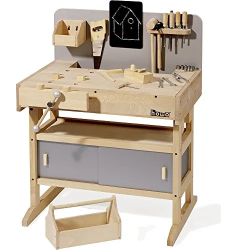 howa Massive Werkbank Kinder aus Hartholz von Howa