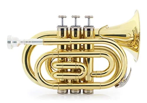 Classic Cantabile Brass TT-500 Bb-Taschentrompete Messing von Classic Cantabile
