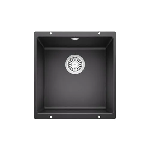 Blanco Rotan 400-U Granitspüle - anthrazit - Sanitäranlagen & Zubehör, modernes Unterbaubecken mit großem Beckenvolumen und klaren Linien für zahlreiche Küchenstile.