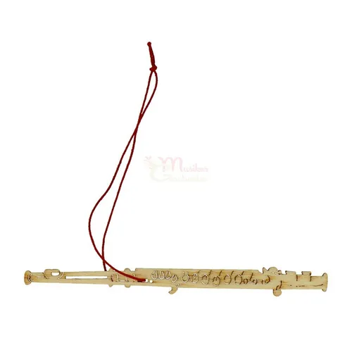 mugesh Dekohänger Anhänger Querflöte Pappelholz, für Musiker