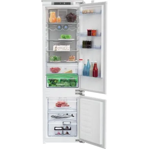 Beko BCNA306E4FN bPRO 500 Kühl-Gefrierkombination - Vollintegrierbar mit 284 l Gesamtinhalt, NoFrost-Technologie und HarvestFresh für längere Frische von Obst und Gemüse.