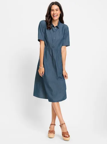 Witt Etuikleid Jeans-Kleid Kurzarm