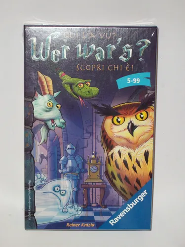 Ravensburger - Wer War's? - Familienspiel - Gesellschaftsspiel für 2-4 Spieler, ideal für Kinder von 5-7 Jahren, fördert Logik und Teamarbeit in einem spannenden Fantasy-Abenteuer.