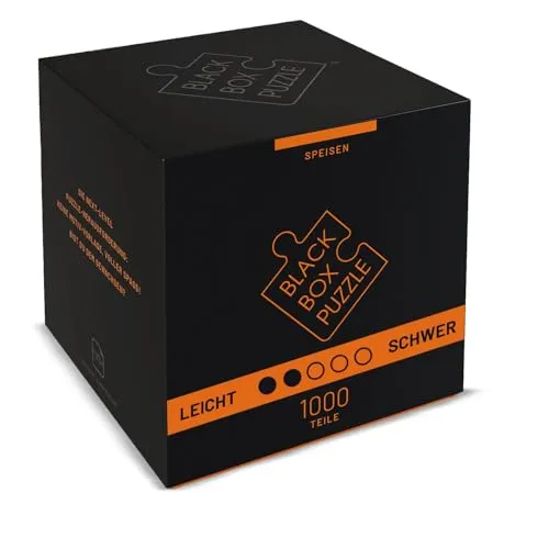 Black Box Puzzle 1000 Teile - Überraschungs-Motiv ohne Vorlage - Klassisches Puzzle für Erwachsene und Kinder ab 14, herausfordernd und ideal für entspannende Spieleabende oder Konzentrationsübungen.