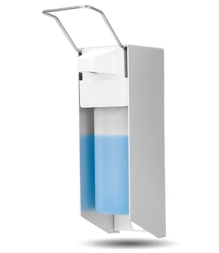 TIDEVAN Seifenspender 500 ml Wand Desinfektionsmittelspender Wandmontage Soap Dispenser Shampoo Lotion Handseifenspender für Küchen und Bad, Mehrweg