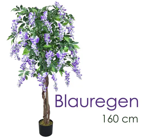 Decovego Kunstbaum Blauregen Glyzinie Wisteria 160 cm von Decovego