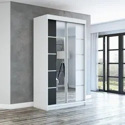 Schwebetürenschrank ERA 120 cm mit Spiegel