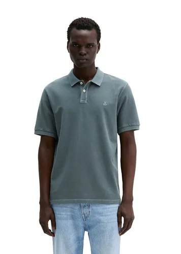 Marc O'Polo Poloshirt M (48) - Elegantes Pique in Grau - Hochwertiges Poloshirt aus 100% Baumwolle mit elastischen Eigenschaften. Ideal für legere Anlässe. Pflegeleicht und komfortabel für den täglichen Gebrauch.
