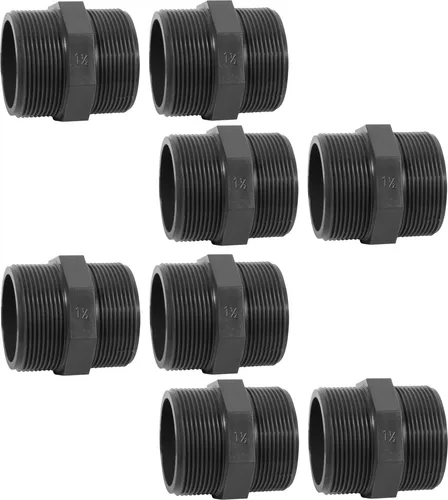 HAF 8x PVC Doppelnippel 1 1/2