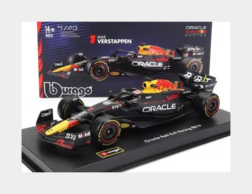 1:43 BURAGO Red Bull F1 Rb19 #1 2023 Verstappen +Pilot & Showcase BU38083-VERS M
