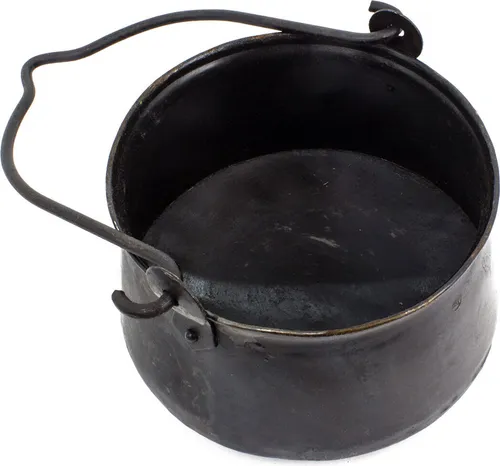 Kessel 5l aus geschmiedetem Stahl in schwarz von Battle-Merchant