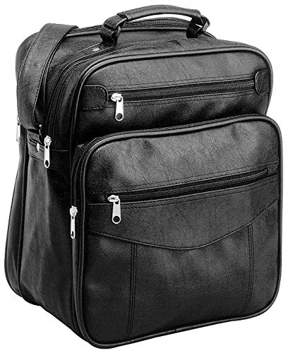 Bowatex Arbeitstasche Umhängetasche Flugumhänger Tasche Hochformat 36 cm Schwarz