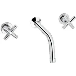 Wand-Waschtisch-Zweigriffmischer Epire - chrom von evenes