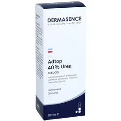 Dermasence Adtop 40% Urea Oleogel 100 ml - Hochwirksames Oleogel mit 40% Urea für intensive Hautpflege, ideal bei trockener und rissiger Haut. Rezeptfrei erhältlich.