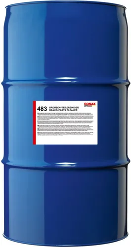 SONAX 04838000 Bremsen/Kupplungs-Reiniger - Chemische Produkte zur effektiven Reinigung von Bremsen und Kupplungen, ideal für Kraftfahrzeuge, mit 60 Litern Füllmenge für professionelle Anwendungen.