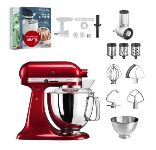 KitchenAid Küchenmaschine KitchenAid 4,8 L 5KSM175 Artisan Küchenmaschine Allrounderset