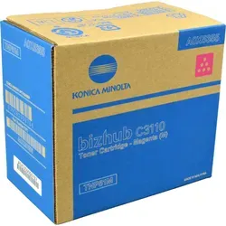 Konica Minolta Toner TNP-51M A0X5355 Magenta - Hohe Seitenleistung - Toner für Konica Minolta Bizhub C 3110, Originalqualität mit einer Kapazität von ca. 5.000 A4-Seiten bei 5% Deckung.