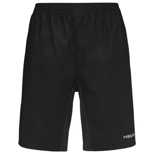 HEAD Herren Club Bermudas M Shorts, Schwarz, XL EU - Bermudas mit elastischem Bund und regulierbarem Kordelzug, ideal für Sport und Freizeit. Perfekt für aktive Männer, die Komfort und Stil suchen.