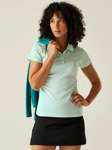 Regatta W Maverick V Poloshirt für Damen - Stylisches Poloshirt aus schnelltrocknendem Polyester, ideal für aktive Tage. Mit UV-Schutz 30+ und feuchtigkeitsableitenden Eigenschaften für optimalen Komfort.