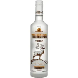 Tundra Vodka 40% Vol. 0,7l - Premium Wodka, neunfach destilliert und siebenfach gefiltert für außergewöhnliche Reinheit. Verfeinert mit Rosenwurz für ein unverwechselbares Aroma – ideal für Cocktails oder pur.