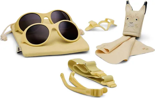 Mokki Click & Change Sonnenbrille 1-2 Jahre - Gelb in gelb von Mokki