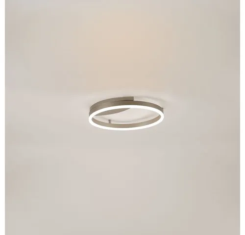 s.luce Deckenleuchte LED Ring Dimmbar - Modernes Design aus Aluminium - Lampen mit elegantem, ultraflachen Design für helle, gleichmäßige Ausleuchtung. Ideal für Wohnräume, Küchen und Flure. Dimmbar und mit individueller Steuerung per App oder Fernbedienung.
