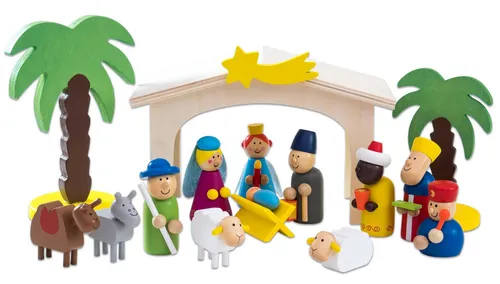 Betzold Weihnachtskrippe aus Holz