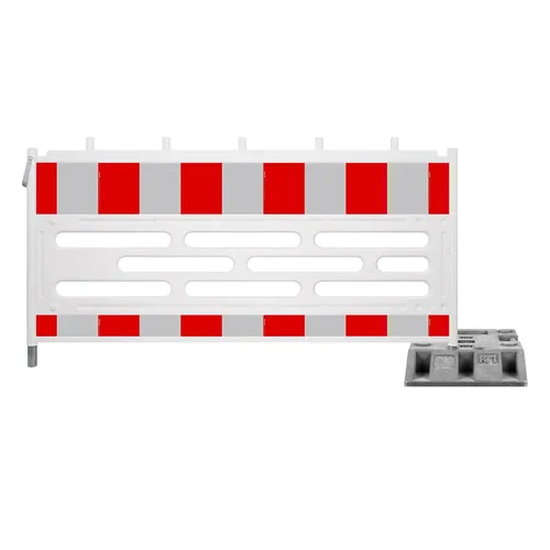 Erweiterungs-Set, TL-Schrankenzaun COBA mit 1 Fußplatte, RA1, 211 x 112 cm