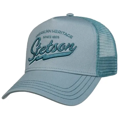 Stetson Since 1865 Trucker Cap Basecap Baseballcap Snapback Truckercap Meshcap blau One Size