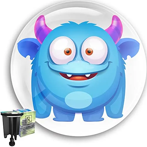 M. ROSENFELD HOME Universal Waschbeckenstöpsel 40mm mit Motiv Monster