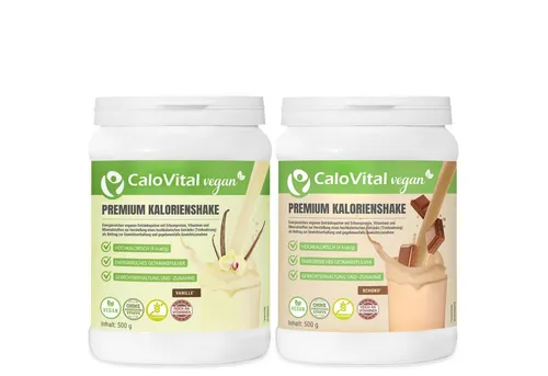 CaloVital Zunehmen Hochkalorische Trinknahrung - Vegane Aufbaunahrung in Pulverform, ideal für gesundes Zunehmen und zur Unterstützung aktiver Lebensstile. Hochkalorisch, reich an Proteinen und Nährstoffen, perfekt für Sportler und Senioren.