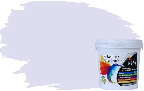 RyFo Colors Silikonharz Fassadenfarbe in Violetttönen - Hochwertige Silikonharz Fassadenfarbe mit Lotus-Effekt für moderne Violetttöne. Wetterbeständig, diffusionsfähig und schützt vor Schmutz – ideal für langlebige, gepflegte Oberflächen.