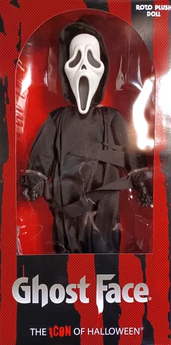 Mezco - MDS Mega Scale Ghost Face Actionfigur - Action- & Spielfiguren, beeindruckende 193mm große Ghost Face Figur aus hochwertigem Kunststoff, ideal für Sammler und Fans von Horrorfilmen.