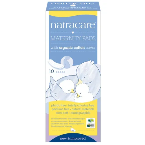 Natracare Wochenbetteinlagen ohne Flügel - 10 Stück