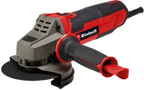 Einhell Winkelschleifer TE-AG 125/1010 - Leistungsstarker 1.010 Watt Schleifer - Schleifmaschinen - Der Einhell Winkelschleifer TE-AG 125/1010 bietet eine hohe Leerlaufdrehzahl von 12.000 U/min und ist mit einem Wiederanlaufschutz für maximale Sicherheit ausgestattet.
