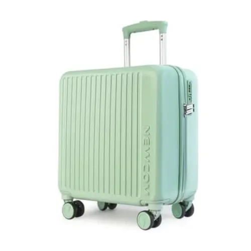 Hartschalen-Trolley 18-Zoll leichtes Handgepäck Grün mit TSA-Schloss