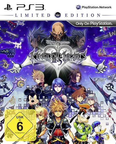 KINGDOM HEARTS HD 2.5 ReMIX - Limited Edition - Spiele-Klassiker in limitierter Auflage, erlebe die epische Geschichte mit verbesserten Grafiken und neuen Inhalten für nostalgische Fans und Neueinsteiger.