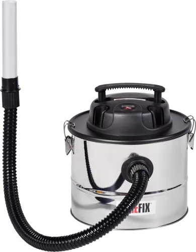 Firefix Aschesauger mit Motor 800 Watt 15 L - Aschesauger mit 800 Watt Motor und 15 Litern Behältervolumen, ideal für eine gründliche und sichere Reinigung von Kamin, Grill und Ofen.