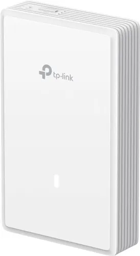 TP-Link EAP725-Wall - Hochgeschwindigkeits Access Point mit WiFi 7 - Access Point mit bis zu 5 Gbit/s, 2.5G-PoE-Ports und verbesserter Netzwerksicherheit. Ideal für Büros und Gastgewerbe mit zentraler Cloud-Verwaltung und nahtlosem Roaming.